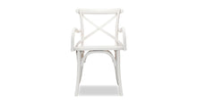 Load image into Gallery viewer, SALOON DINING CHAIR w/ ARM WHITE (2 Per Box)