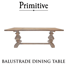 Load image into Gallery viewer, BALUSTRADE DINING TABLE - NATURAL