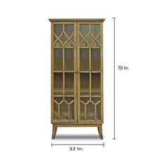 Load image into Gallery viewer, CATHEDRAL GLASS CABINET