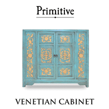 Load image into Gallery viewer, VENETIAN CABINET - TEAL