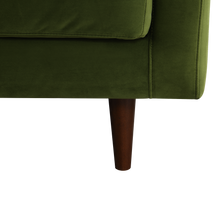 Load image into Gallery viewer, ROMA SOFA IN GREEN VELVET