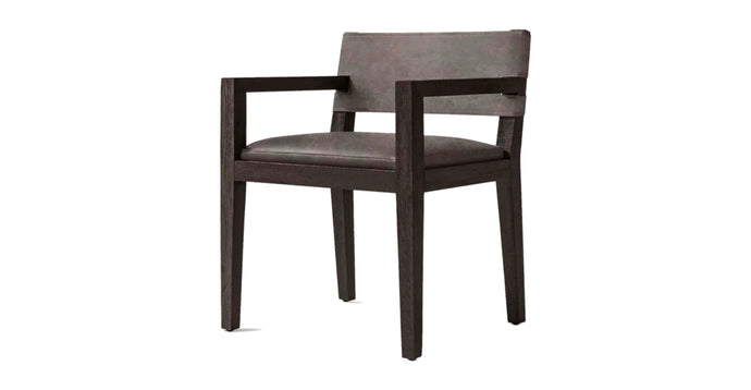 PACKSADDLE LEATHER ARM DINING CHAIR