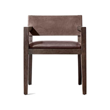 Load image into Gallery viewer, PACKSADDLE LEATHER ARM DINING CHAIR