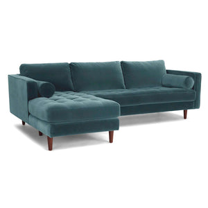 ROMA SECTIONAL IN SPA BLUE