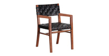 Load image into Gallery viewer, ST. AUGUSTINE LEATHER DINING CHAIR WITH ARMS