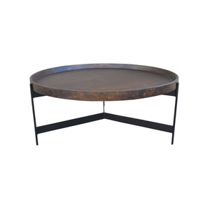 ROUND TRAY TOP COFFEE TABLE