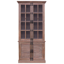 Load image into Gallery viewer, GLASS CASEMENT FRENCH CABINET IN NATURAL
