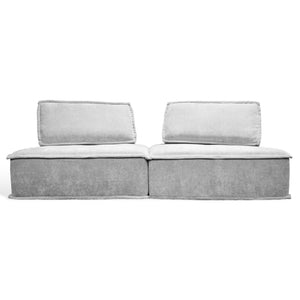 Shasta Sectional Armless Piece in Dove Grey