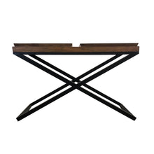 Load image into Gallery viewer, MONACO SQUARE TRAY TOP CONSOLE TABLE