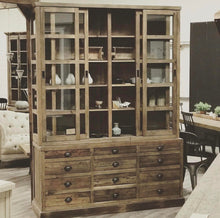 Load image into Gallery viewer, SALVAGED PINE DISPLAY CABINET